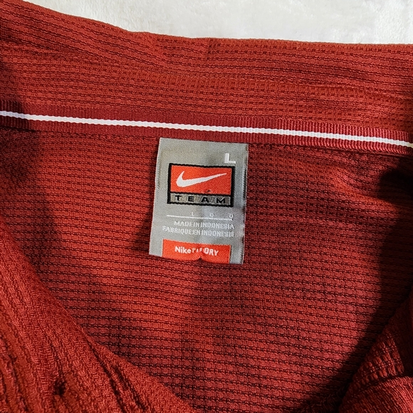 Nike Men's Alabama Polo Shirt, Crimson, EUC, Size Large - Picture 3 of 7